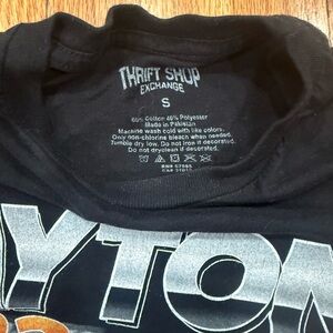 Men's Black Graphic Tee - Small